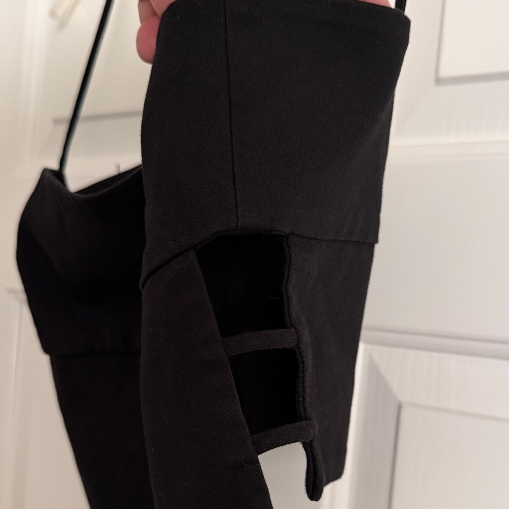 Zara Black Strap Crop Top - Picture 4 of 5